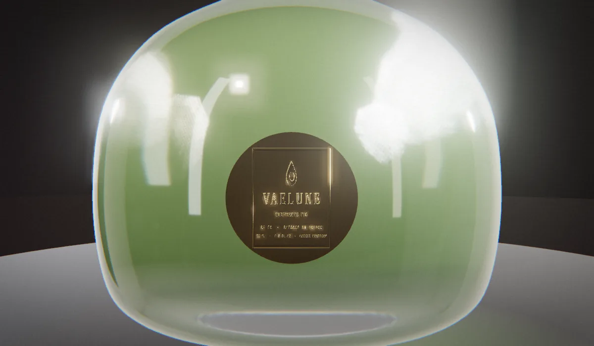 Thick glass base catching backlight