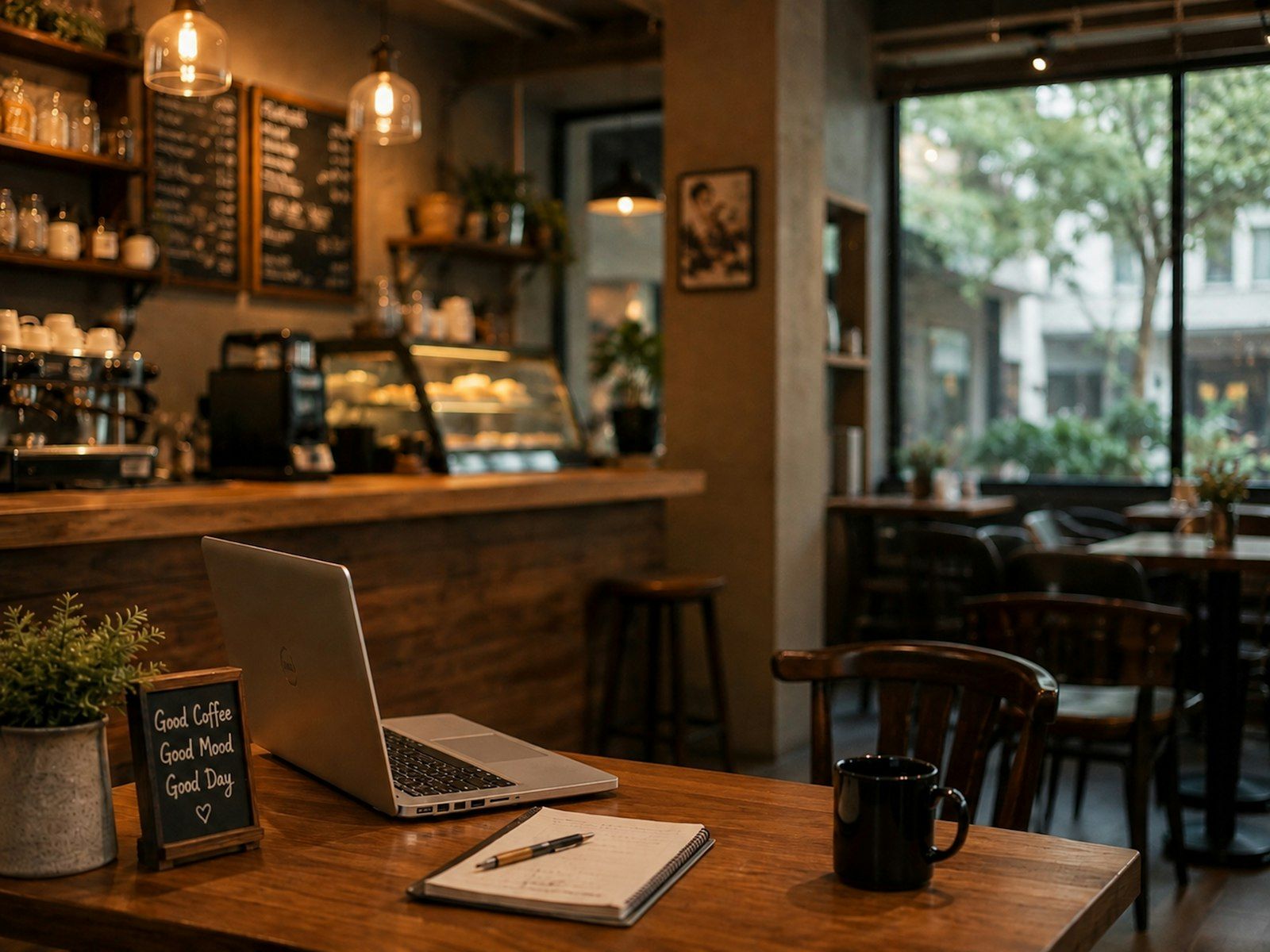 Cafe interior