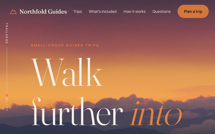 Ridgecrest Guides sample website