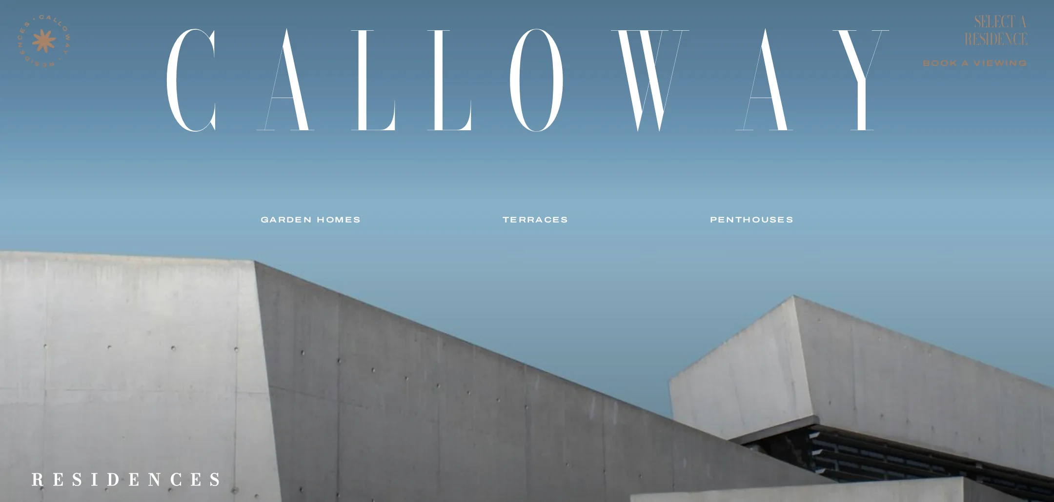 Sample website built by Cheap Cheap Websites: The Calloway Residences