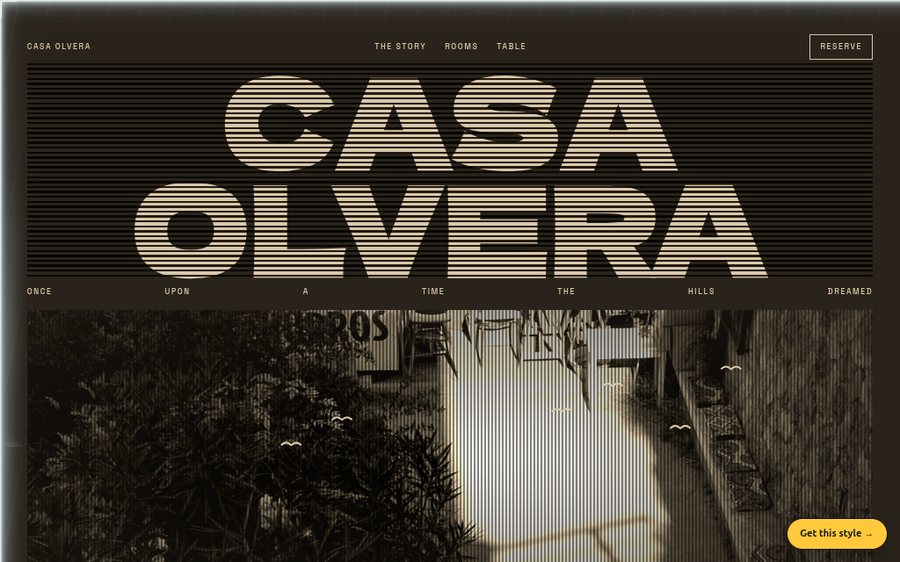 Casa Olvera Inn sample website