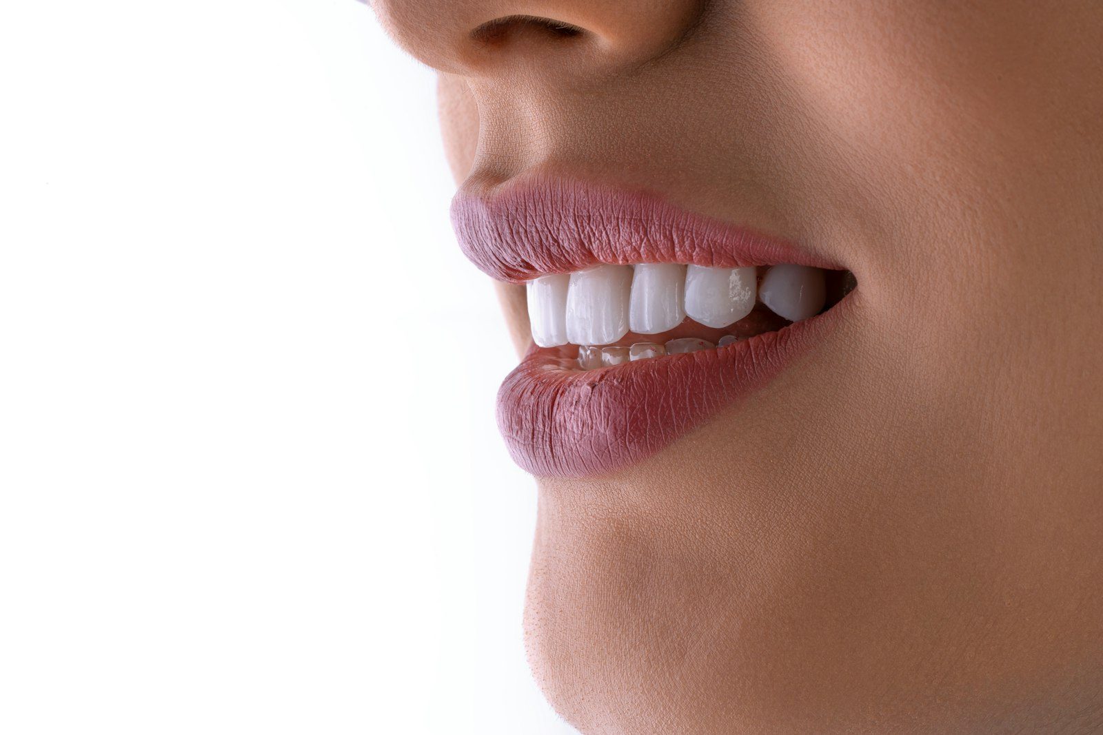 A close-up of a bright, healthy smile