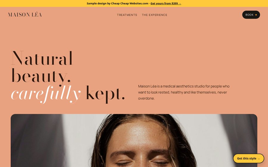 Maison Léa sample website