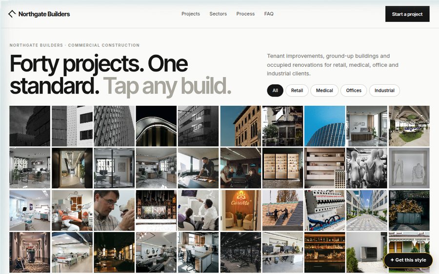 Northgate Builders sample website