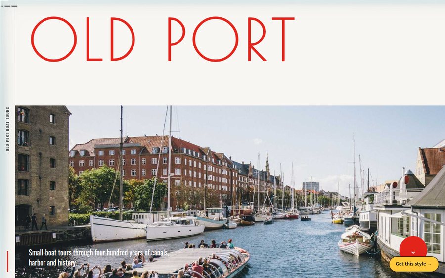 Old Port Boat Tours sample website