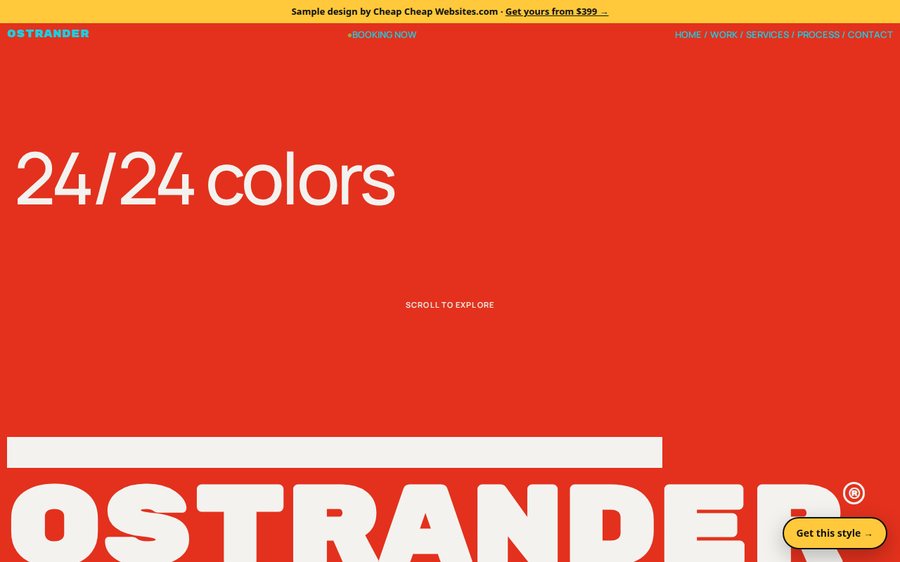 Ostrander Mural Co. sample website