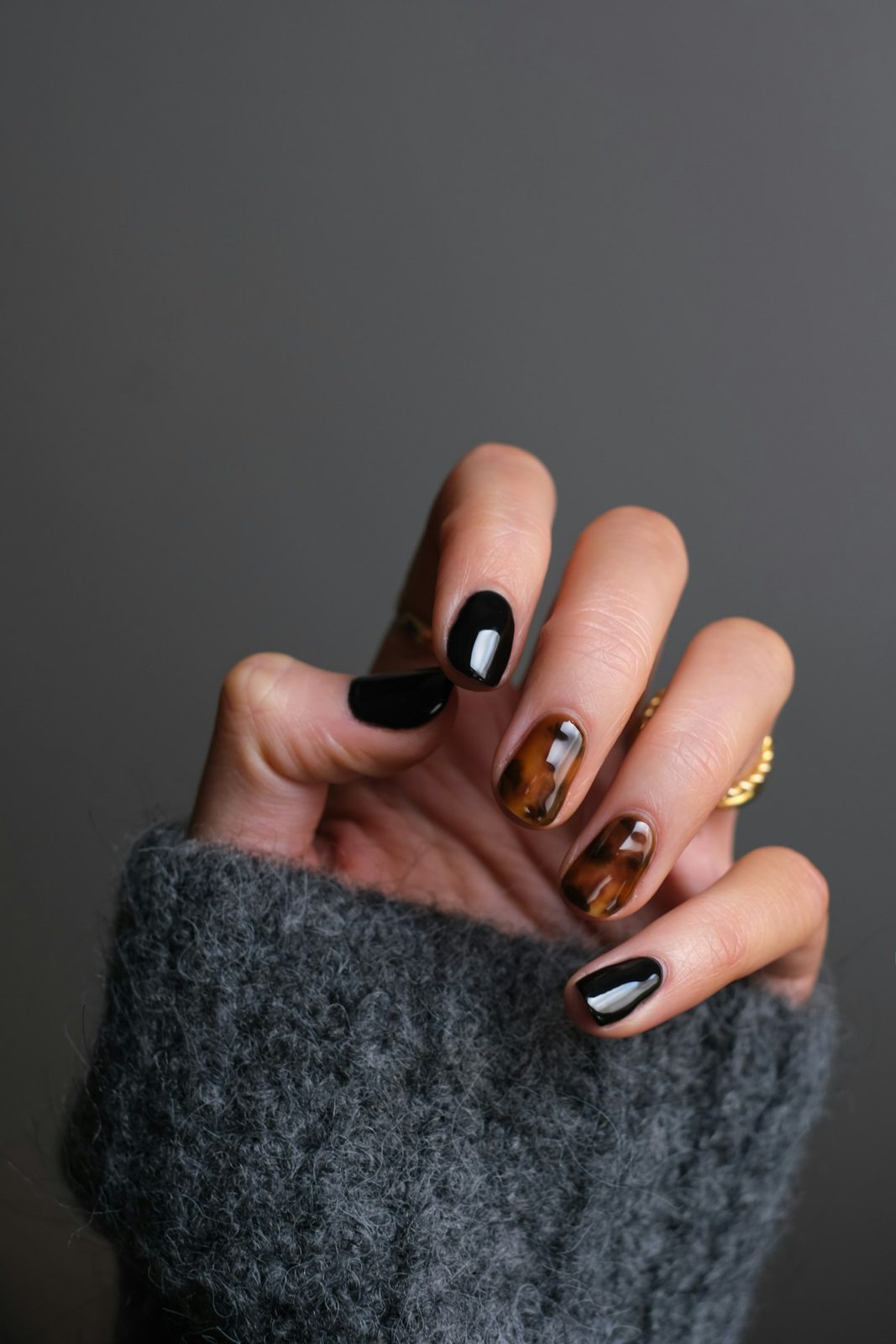 Midnight Matte nail set
