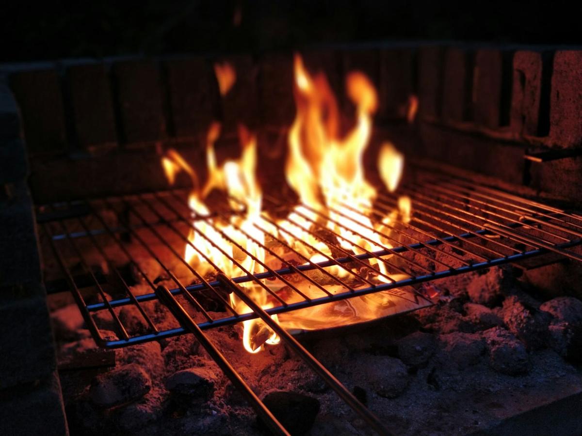 Glowing coals
