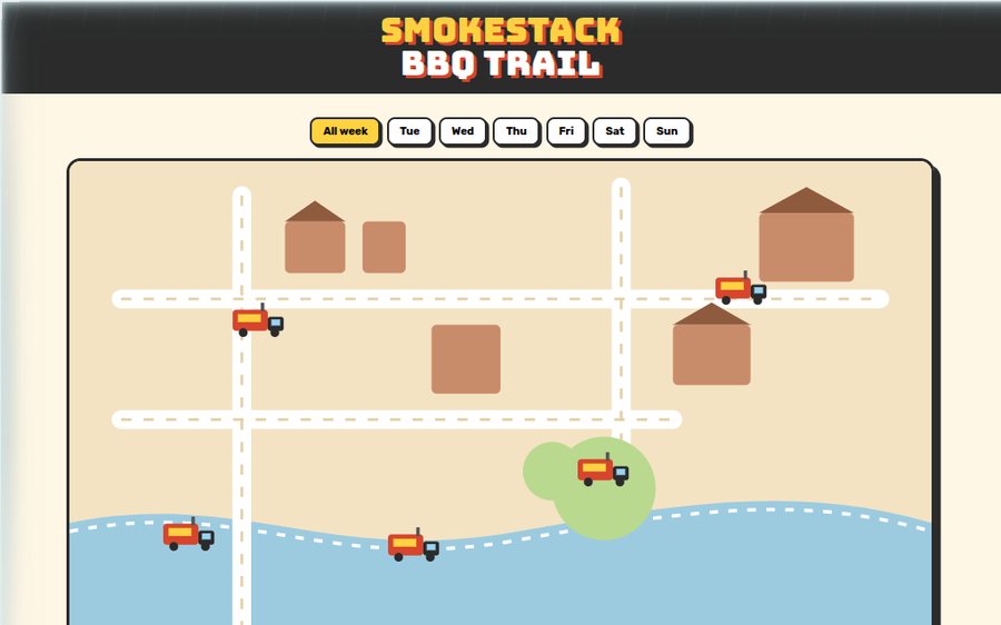 Smokestack BBQ Trail sample website