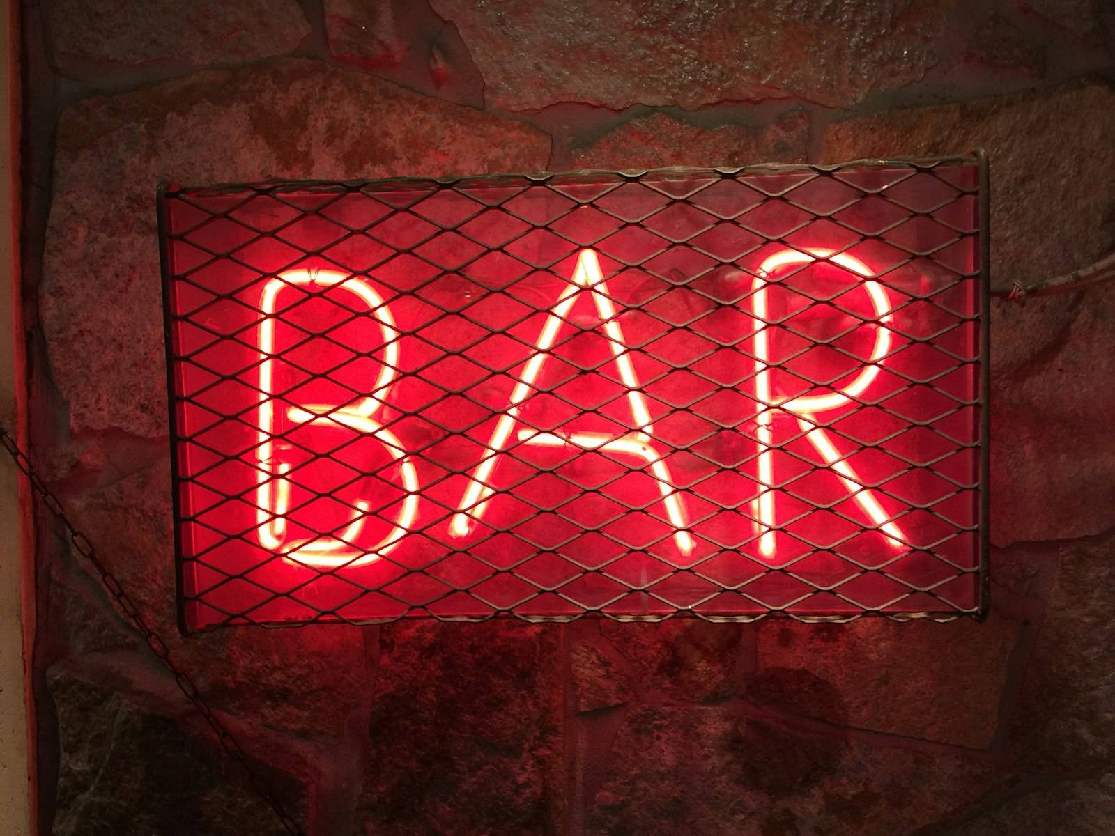 Neon above the bar